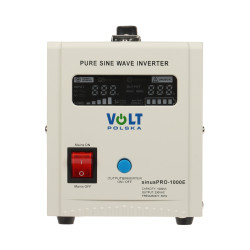 Szünetmentes tápegység UPS tiszta szinusz AVR töltő CO kazánhoz szolár szerver szivattyú 700W 1000VA VOLT Polska SINUS-PRO-1000E
