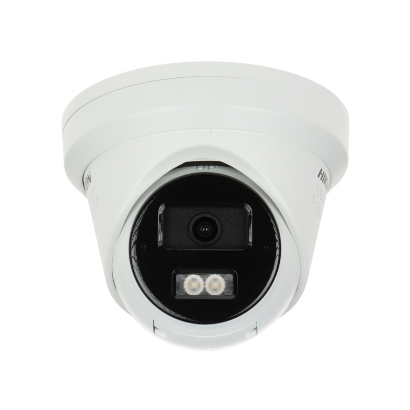 AcuSense 8 Mpx 4K UHD 2.8 mm IPカメラ 白色光照明および能動的抑止機能付き Hikvision DS-2CD2383G2-LI2U/SL(2.8MM)/PL