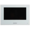 7インチIPビデオインターホン室内モニター Wi-Fi タッチスクリーン LCD PoE SDスロット アラーム ホワイト Hikvision DS-KH6320-WTE1-W