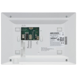 7인치 IP Wi-Fi 비디오 인터폰 실내 모니터 터치 LCD PoE SD 슬롯 알람 화이트 Hikvision DS-KH6320-WTE1-W