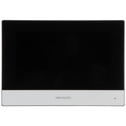 Monitor de Vídeo Porteiro IP WiFi 7 polegadas Touch PoE Alarme Interfone Hikvision DS-KH6320-WTE1/EU