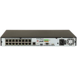 16 kanalų IP įrašymo įrenginys 4K 12MP 16xPoE AcuSense H.265+ išmanioji vaizdo analizė veidų atpažinimas Hikvision DS-7616NXI-K2