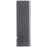Surface mount housing for modular video intercom 1-module aluminium graphite IP65 external installation Hikvision DS-KD-ACW1