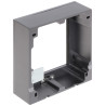 Carcasa de montaje en superficie para videoportero modular de 1 módulo aluminio grafito IP65 montaje exterior Hikvision DS-KD-AC