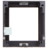 Opbouwbehuizing voor modulaire video-intercom 1-module aluminium grafiet IP65 buitenmontage Hikvision DS-KD-ACW1