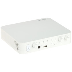 2-zone audio mengversterker 60W Bluetooth USB 100V 4-8 Ohm voor PA-geluidssystemen Hikvision DS-QAE0A60G1-VB