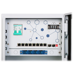 屋外カメラ分配ポイント 8ポートPoE 2x SFPギガビットスイッチ IP55配線盤 Expert EXPERT-POE/OTD-8G2GSFP