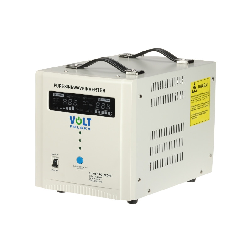UPS-virtalähde SINUS-PRO-2200E 2200 VA 1600W puhdas siniaalto VOLT Polska SINUS-PRO-2200E