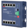 Upravljivo industrijsko PoE stikalo 8-vratno SFP Gigabit Uplink Combo DIN 90W Watchdog DAHUA CHS4110-8ET-90-F