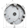 Spacer bracket junction box for surveillance cameras white aluminum sealed cable box DAHUA PFA138