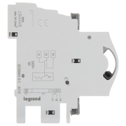 หน้าสัมผัสช่วยสำหรับเซอร์กิตเบรกเกอร์และอุปกรณ์ตัดไฟรั่ว รุ่น TX3 DX3 FR300 FRX300 FRX400 1NO/NC 6A LEGRAND LE-406250