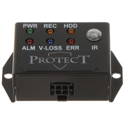 Painel de controlo para gravadores móveis extensor IR RS-485 LED estado diagnóstico de sistemas CCTV móveis Protect PROTECT-LED-