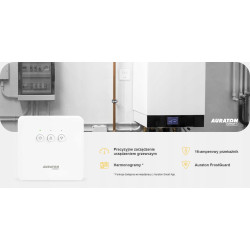 WiFi Smart Home Heating Set Boiler Controller Wireless Thermostat Internet Gateway App Auraton ZESTAW_AURSMH2551010