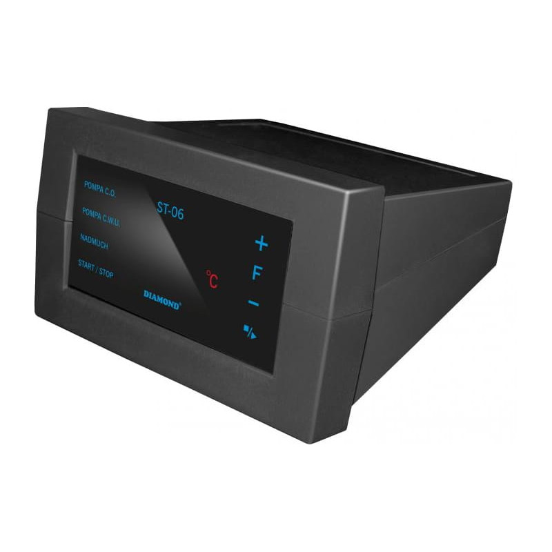Controlador táctil de caldera para bomba de calefacción ACS ventilador de soplado LED alarma termostato Diamond ST-06