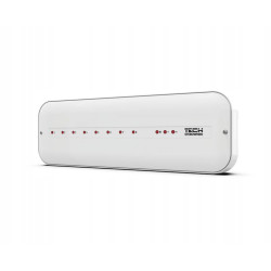 Bedrade regelstrip voor vloerverwarming 8 zones thermische actuatorcontroller 230V DIN TECH TECHL5S