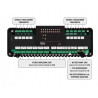 Wired control strip for underfloor heating, 10 heating zones support, thermal actuator controller TECH TECHL10