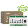 8-zone wireless underfloor heating control strip for DIN rail 230V radio automation Auraton AUR00ARS00000