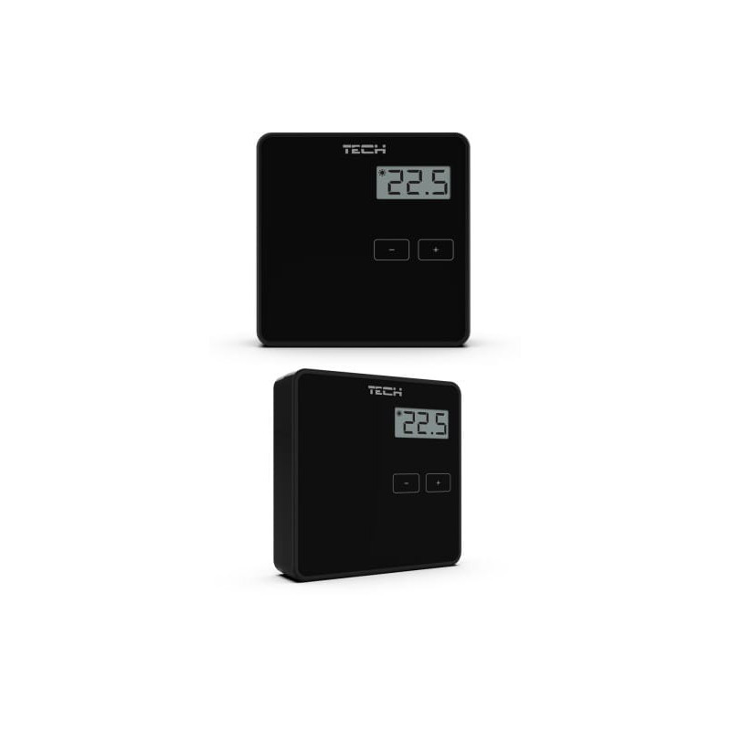 Regulator pokojowy przewodowy do pieca kotła dwustanowy LED TECH TECHST294V1C