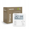 Termostato de ambiente cableado semanal para caldera de calefacción central LCD Auraton AURATON-Draco