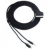 Kabel Przewód EURO SCART - Jack 3.5 SVIDEO SVHS 10m AC6994