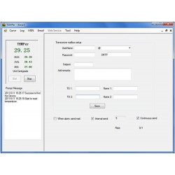 Termometr USB PC Czujnik Sensor temperatury i Wilgotności z Alarmem Windows Android TXT Excel AC1905