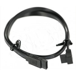 SATA kabelis 46 cm leņķveida melns ACTii AC6446