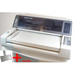 Adatinis spausdintuvas su plokščiu padu 24 adatos 390 FB ML-390FB beveik kaip naujas OKI Microline 390FB