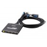 KVM switch 2x1 HDMI 4K 1080p 3x USB 2.0 10.2Gbps Control of Shortcut Key and Button ACTii AC2663