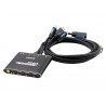 KVM Switch 2x1 HDMI 4K 1080p 3x USB 2.0 10.2Gbps Hotkey and Button Control ACTii AC2663