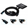 KVM-switch 2x1 HDMI 4K 1080p 3x USB 2.0 10.2Gbps kontroll via snabbknapp och knapp ACTii AC2663