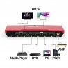 Matrix Switch Splitter HDMI 4x2 3D EDID HDCP 4K Ultra HD 3840x2160 Dolby AC3, DTS5.1, DTS7.1, DVI + pilot ACTii AC4039