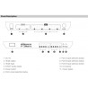 Matrixschalter Splitter HDMI 4x2 3D EDID HDCP 4K Ultra HD 3840x2160 Dolby AC3, DTS5.1, DTS7.1, DVI + Fernbedienung ACTii AC4039